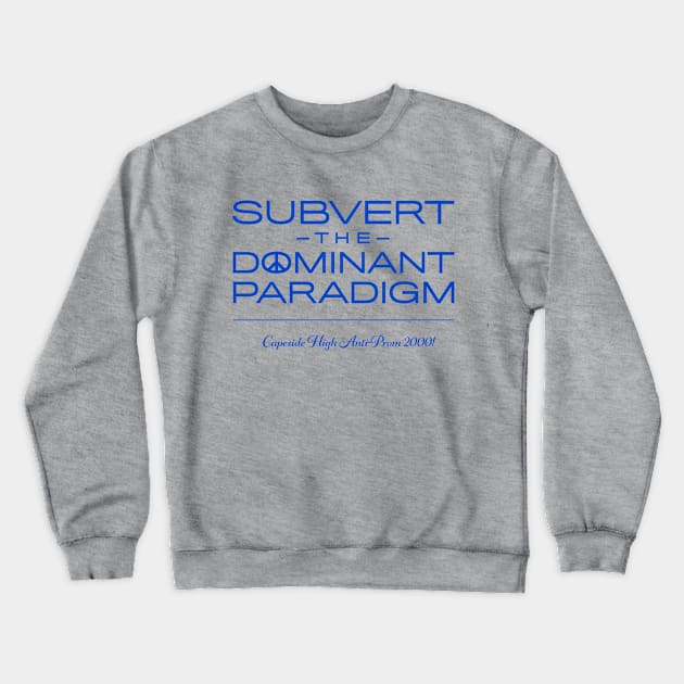 Capeside High Anti-Prom Crewneck Sweatshirt by Dawsons Critique Podcast 